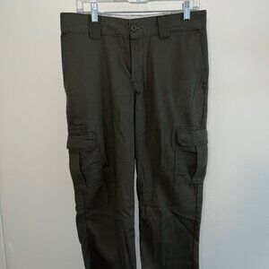 Green Dickies Flex Cargos Regular Straight Fit (32w 27l)